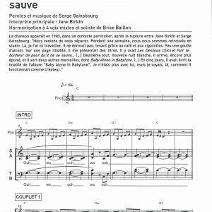 FUIR LE BONHEUR AVANT QU'IL NE SE SAUVE - 4 voix mixtes + soliste