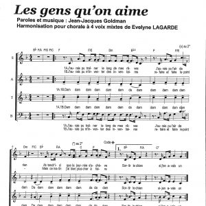 GENS QU'ON AIME (les)