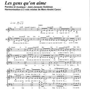 GENS QU'ON AIME
