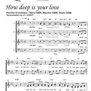 HOW DEEP IS YOUR LOVE