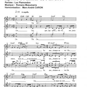 HYMNE A L'AMOUR DE L'AN 2000