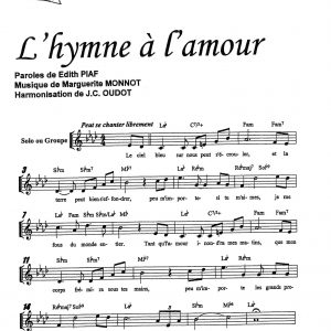 HYMNE A L'AMOUR