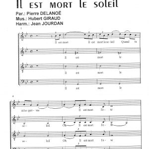 IL EST MORT LE SOLEIL