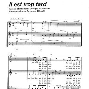 IL EST TROP TARD