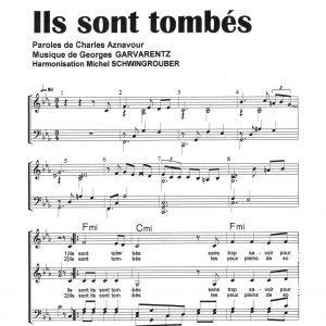 ILS SONT TOMBES