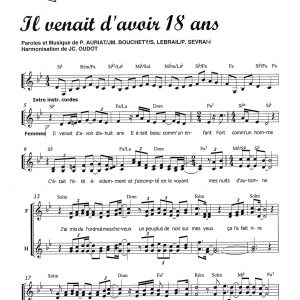 IL VENAIT D'AVOIR 18 ANS