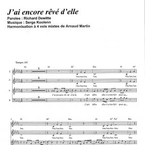 J'AI ENCORE REVE D'ELLE
