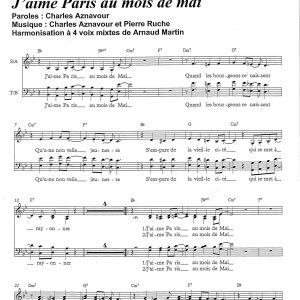 J'AIME PARIS AU MOIS DE MAI