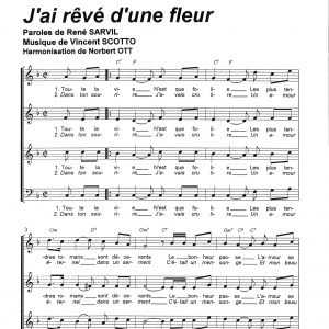 J'AI REVE D'UNE FLEUR