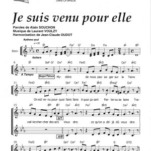 JE SUIS VENU POUR ELLE