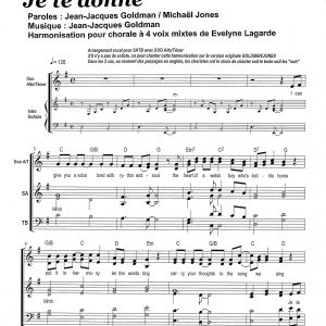 JE TE DONNE