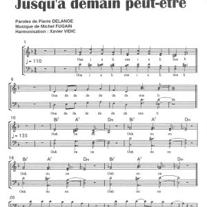 JUSQU'A DEMAIN PEUT ETRE