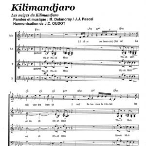 KILIMANDJARO (les neiges du Kilimandjaro)