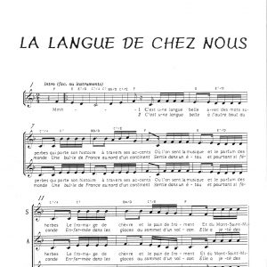 LANGUE DE CHEZ NOUS