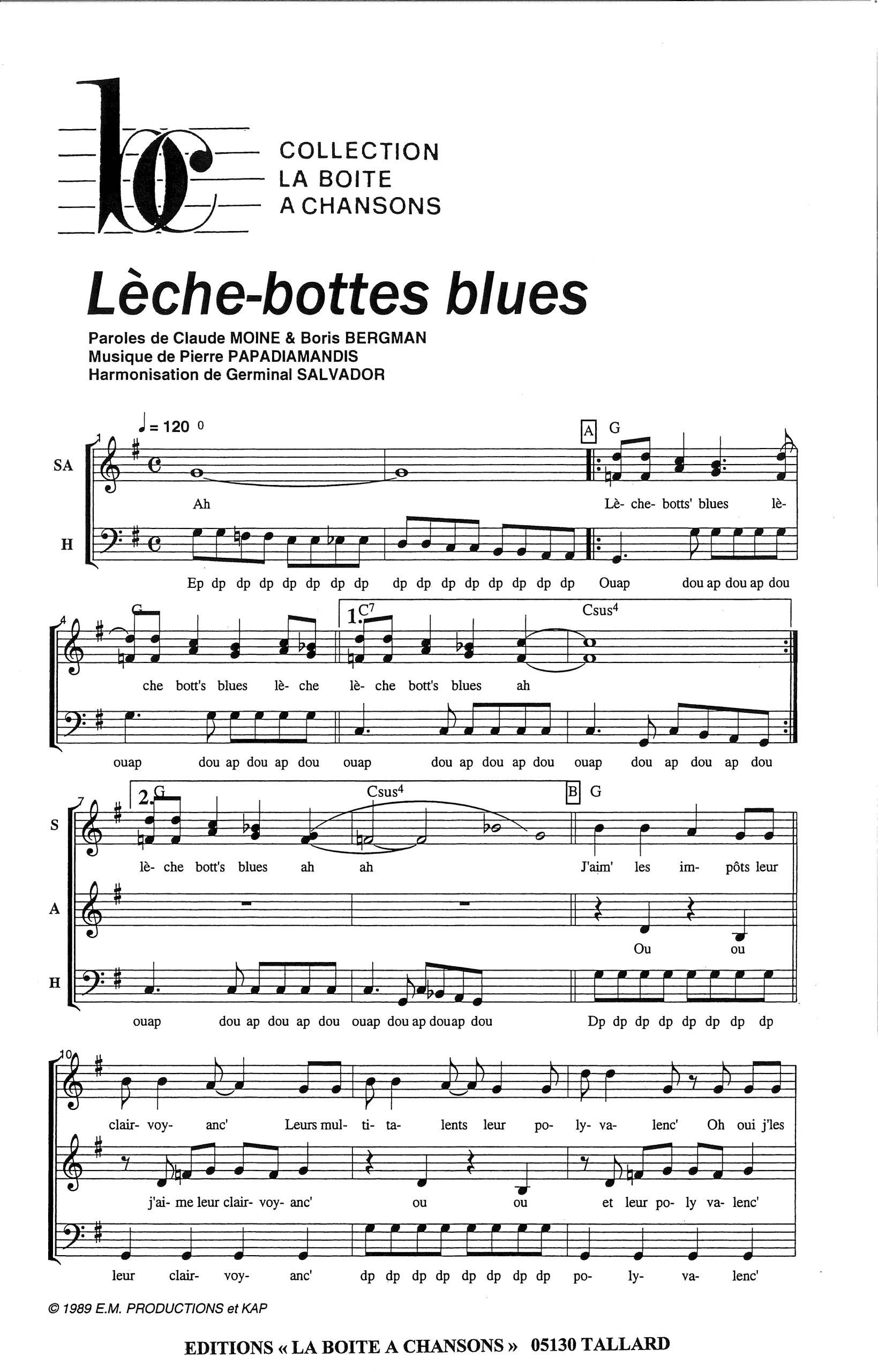 LECHE-BOTTES BLUES