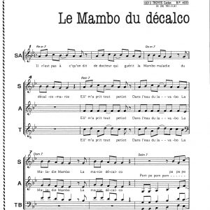 MAMBO DU DECALCO (LE)