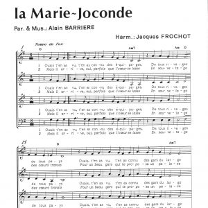 MARIE-JOCONDE (LA)