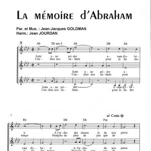 MEMOIRE D'ABRAHAM (LA)