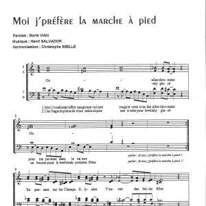 MOI JE PREFERE LA MARCHE A PIED