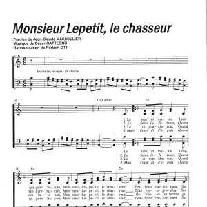 MONSIEUR LEPETIT LE CHASSEUR