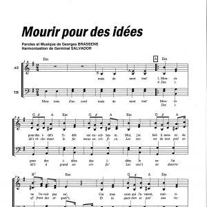 MOURIR POUR DES IDEES