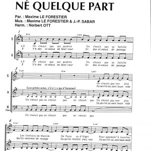 NE QUELQUE PART