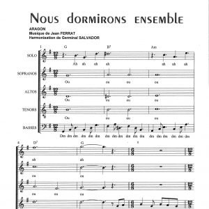NOUS DORMIRONS ENSEMBLE