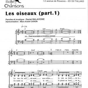 OISEAUX (LES) - Part. 1