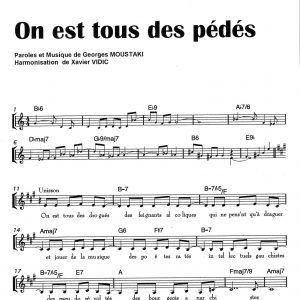 ON EST TOUS DES PEDES