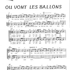 OU VONT LES BALLONS