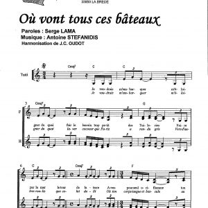OU VONT TOUS CES BATEAUX