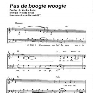 PAS DE BOOGIE WOOGIE