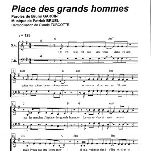 PLACE DES GRANDS HOMMES