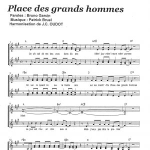 PLACE DES GRANDS HOMMES