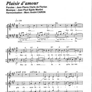 PLAISIR D'AMOUR
