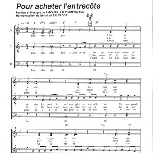 POUR ACHETER L'ENTRECOTE