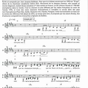 POUR QUE TU M'AIMES ENCORE