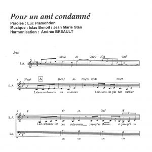 POUR UN AMI CONDAMNE