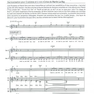 PREMIERE HEURE (LA) - 4vx + solistes