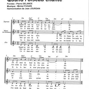 QUAND L'OISEAU CHANTE