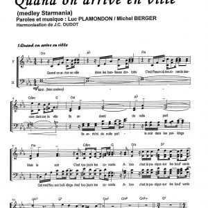 QUAND ON ARRIVE...(Medley Starmania)