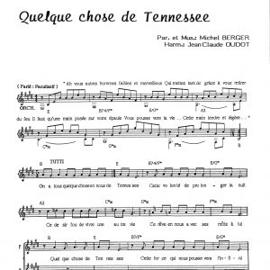 QUELQUE CHOSE DE TENNESSEE