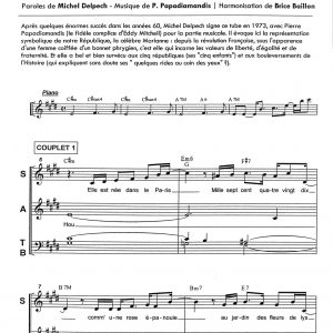 QUE MARIANNE ETAIT JOLIE