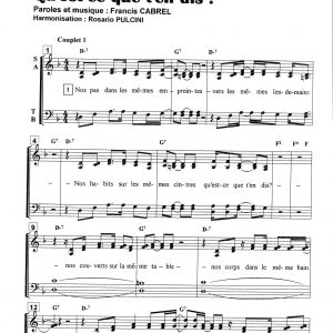 QU'EST-CE QUE T'EN DIS ?