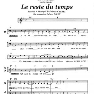 RESTE DU TEMPS (LE)