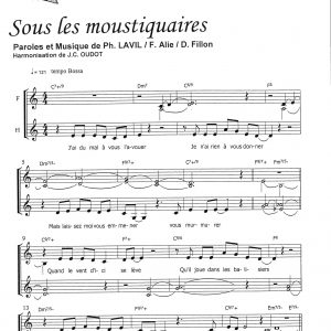 SOUS LES MOUSTIQUAIRES