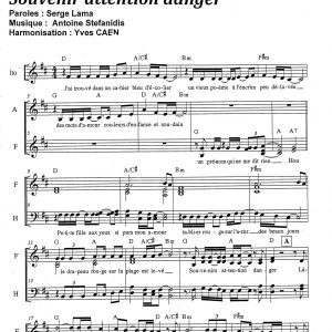 SOUVENIR ATTENTION DANGER