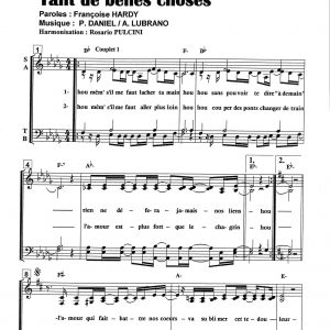 TANT DE BELLES CHOSES