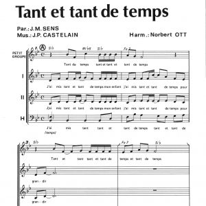 TANT ET TANT DE TEMPS
