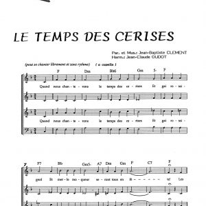 TEMPS DES CERISES (LE)